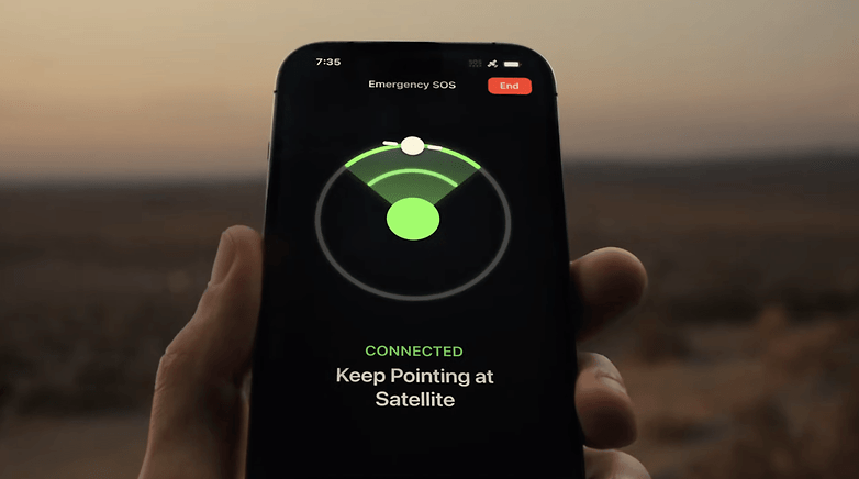iPhone 14 Pro SOS over Satellite