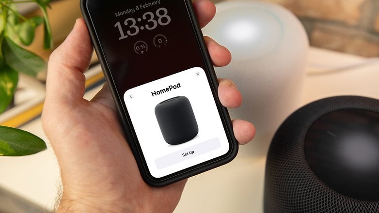Apple HomePod 2 app in detail in a smartphone display