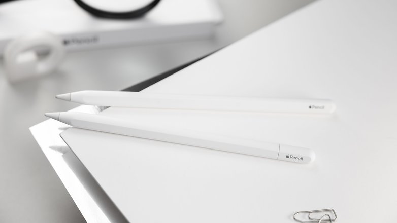 Apple's Pencil 2 and Pencil 1