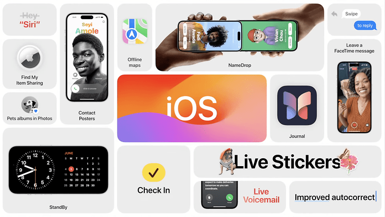 Shrnutí toho, co je nového v iOS 17 společnosti Apple.