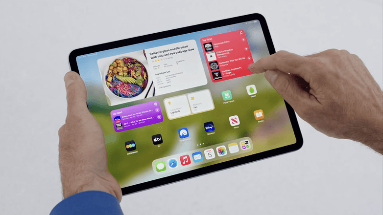 Neue Widgets auf dem Apple iPad