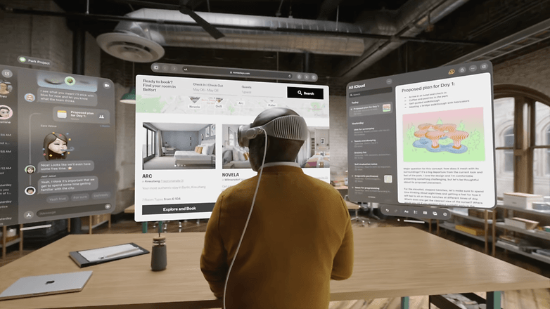 Apple Vision Pro in der Mixed Reality