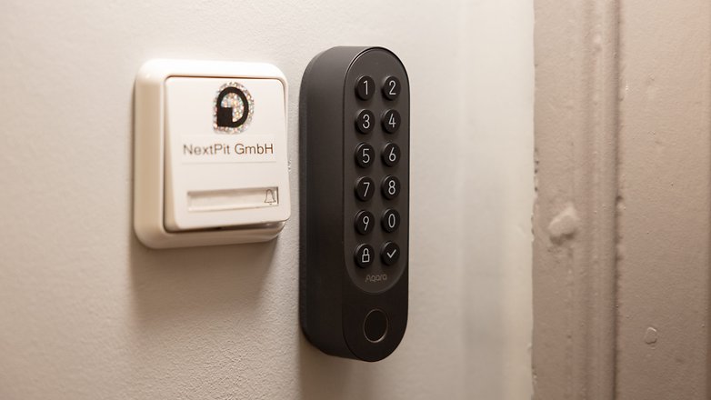 Aqara Smart Lock U200 Keypad von der Seite