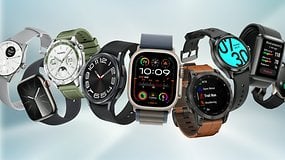 A selection of the best smartwatches side by side with the Apple Watch Ultra 2 highlighted