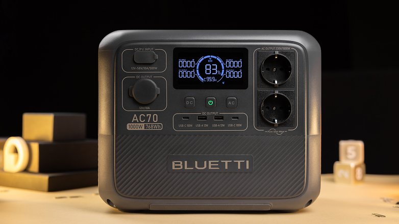 Bluetti AC70 MC4-Anschluss