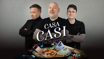 Die Casa-Casi-Podcaster Fabi, Casi und Palle