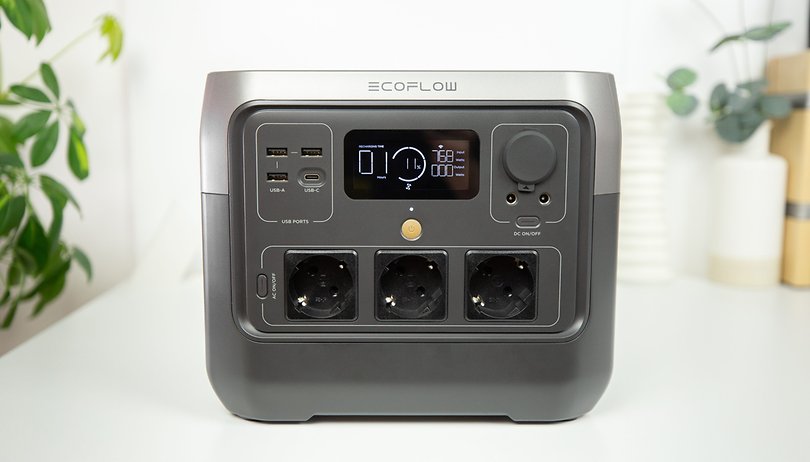 Low wattage coffee maker powered by Ecoflow River 