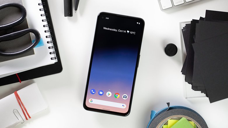 NextPit Google Pixel 4a 5G screen