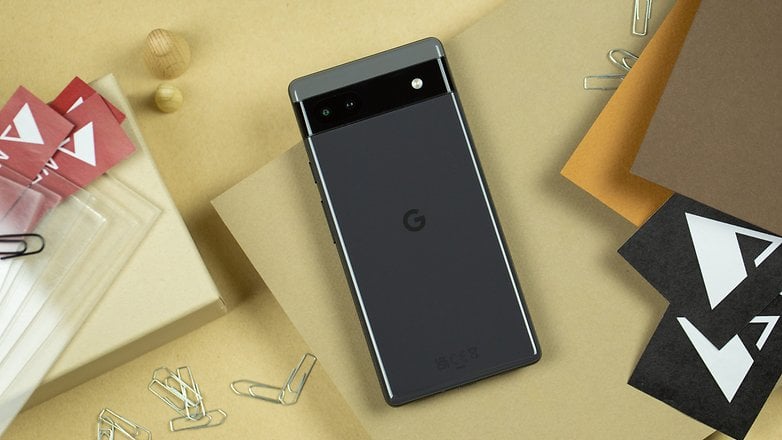 Google Pixel 6a back cover in detail