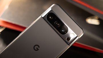 Another picture of the Google Pixel 8 Pro camera module.
