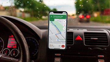 Google Maps mit GPS im Auto