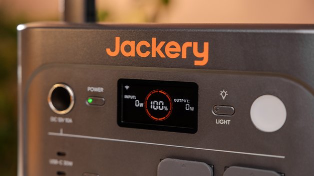 Jackery Explorer 1000 v2 Nahansicht Bildschirm