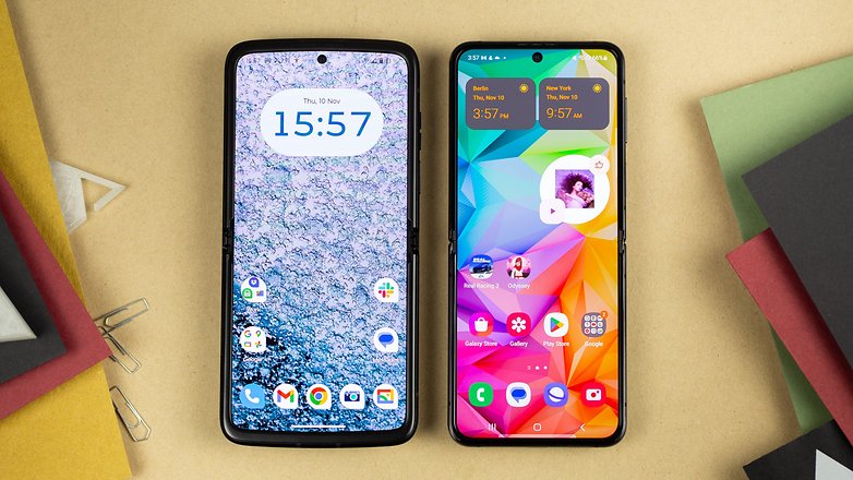 Samsung Galaxy Z Flip 4 versus Motorola Razr 2022