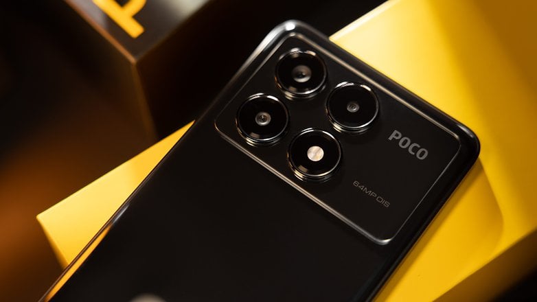Das Kamerasystem des Poco X6 Pro in Großaufnahme