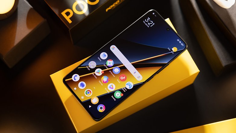 Das Poco X6 Pro von vorn