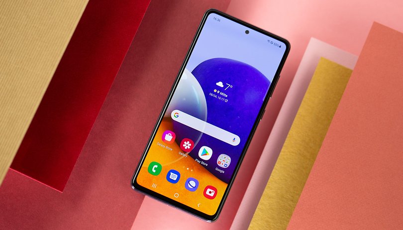 NextPit Samgung Galaxy A72 display