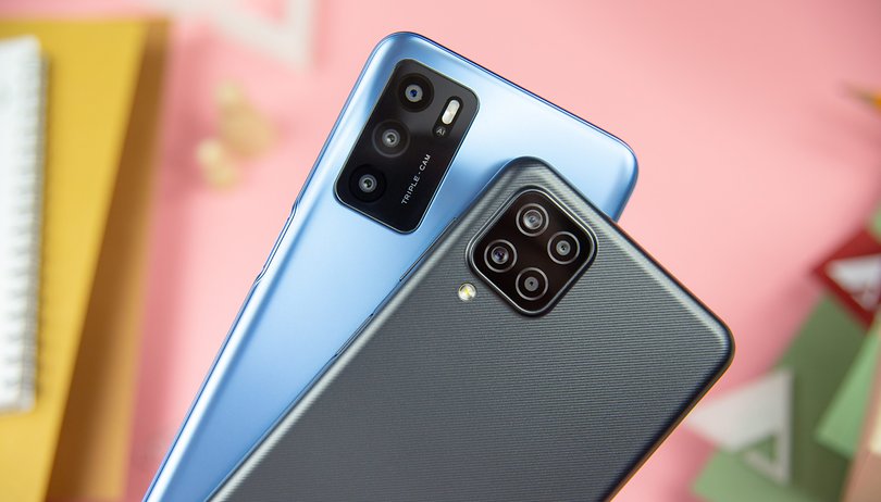 Zadní fotoaparáty NextPit Samsung Galaxy A12 vs Oppo A16s