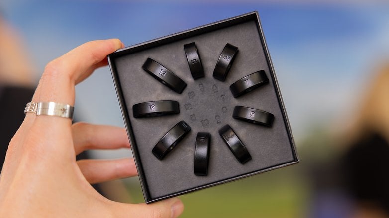 Das Kit mit den verschiedenen Ringgrößen des Samsung Galaxy Ring