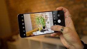 The Galaxy S23+ camera app in focus