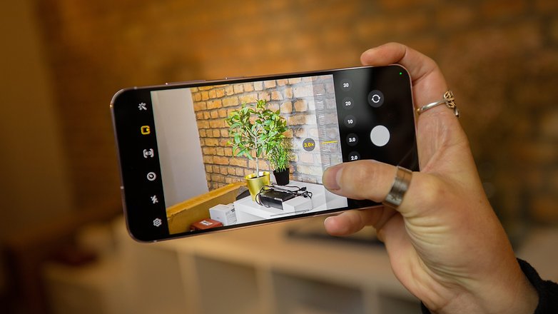 Kameraappen Galaxy S23+ i fokus