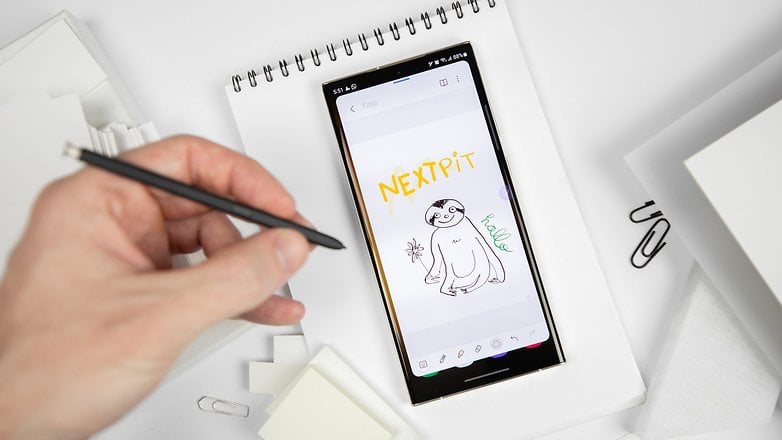 Zeichnen auf dem Galaxy S23 Ultra mit dem S Pen