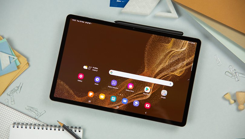 NextPit Samsung Galaxy Tab S8 Display