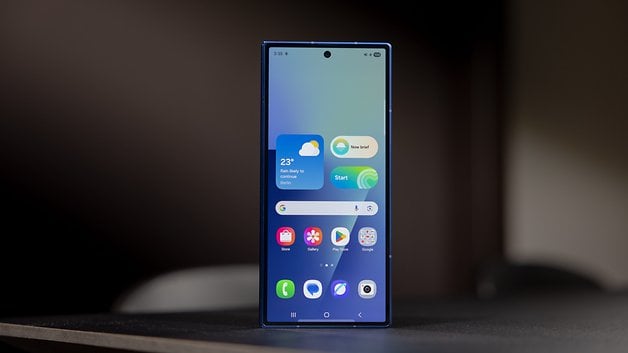 Samsung Galaxy Z Fold7 smartphone displaying a colorful home screen with various apps.