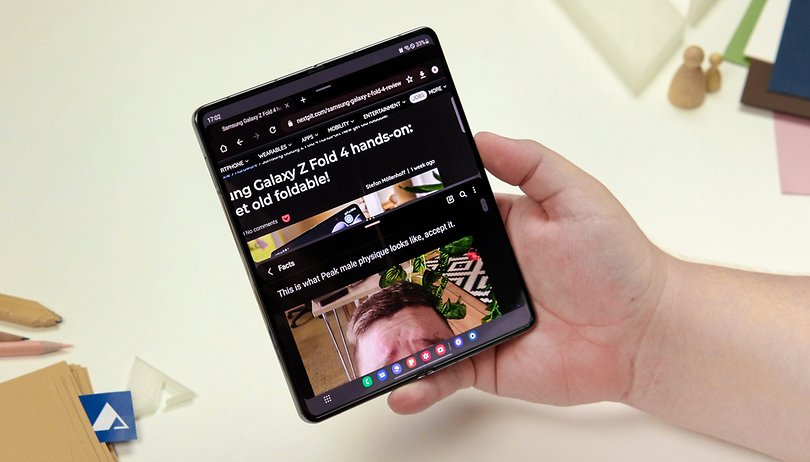 NextPit Samsung Galaxy Z Fold 4 Multitasking Test
