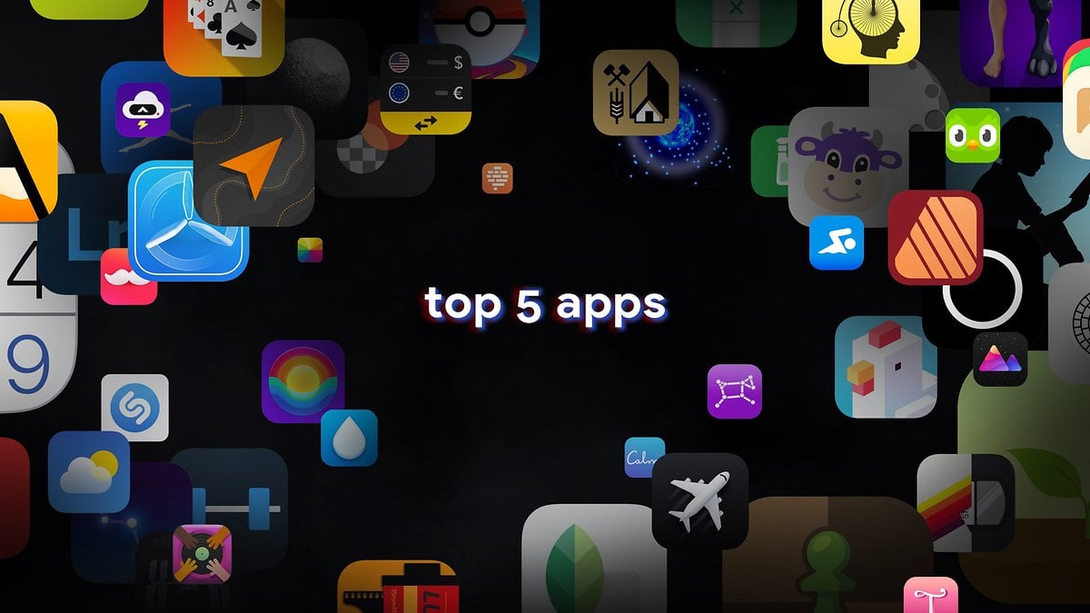 Top 5 applications de la semaine