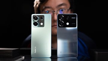 Poco X6 (right) next to its twin model from Xiaomi, the Redmi Note 13 Pro 5G (left)