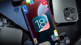 iOS 18 written in the iPhone 15 Pro Max display