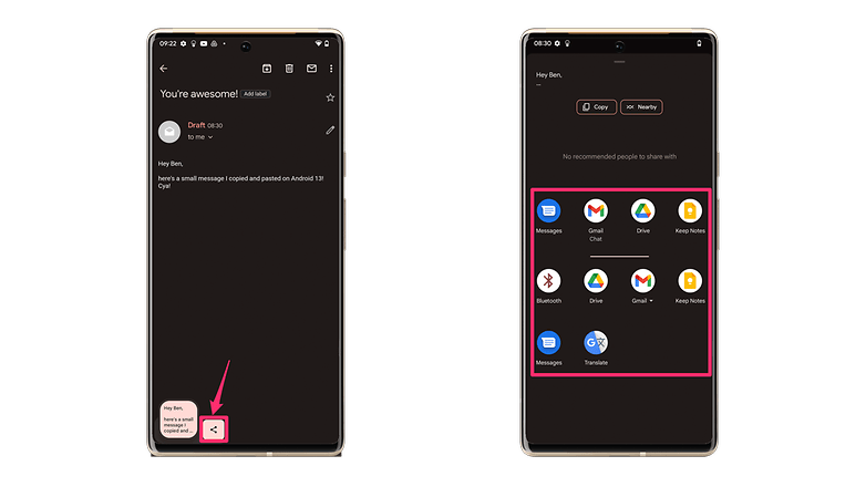 Neue Zwischenablage dalam Android 13 Petikan Skrin 2