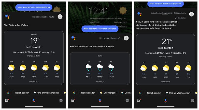 Assistant Weather Android NextPit