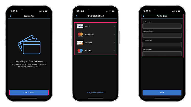 Garmin Pay aktivieren Smartwatch