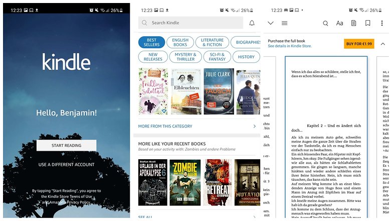 Kindle eReader Android NextPit