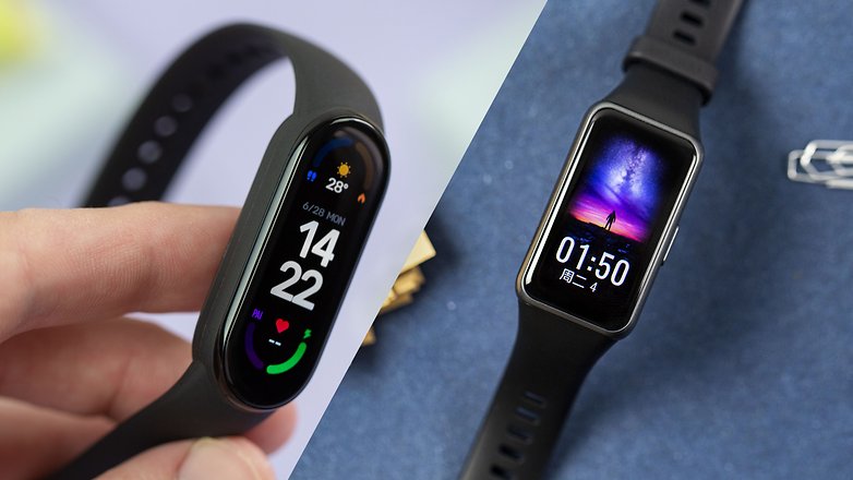 NextPit huawei band 6 vs xiaomi mi band 6