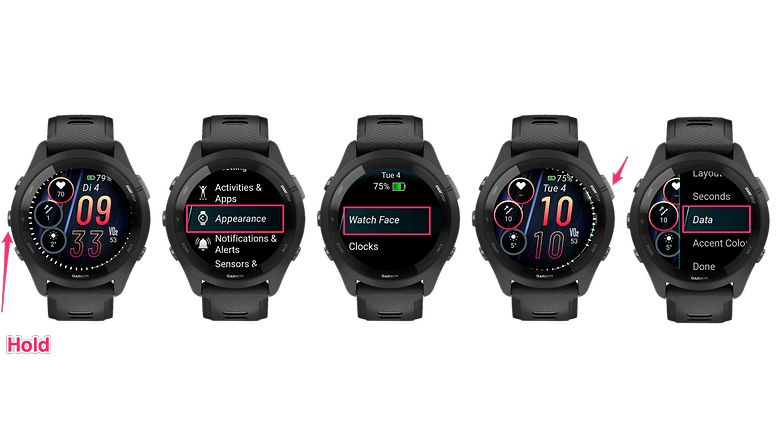 Cadrans smartwatchs Garmin