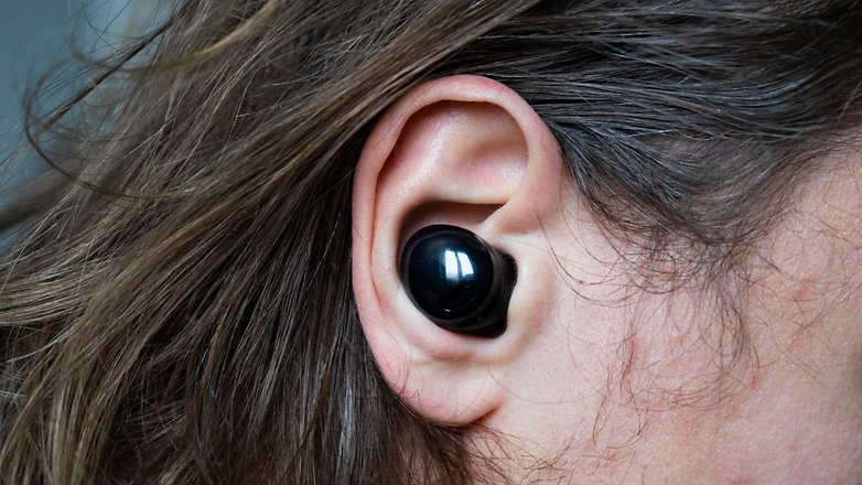 Samsung Galaxy Buds Pro on the ear