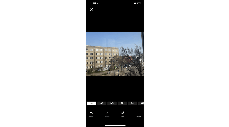 VSCO camera app screenshot