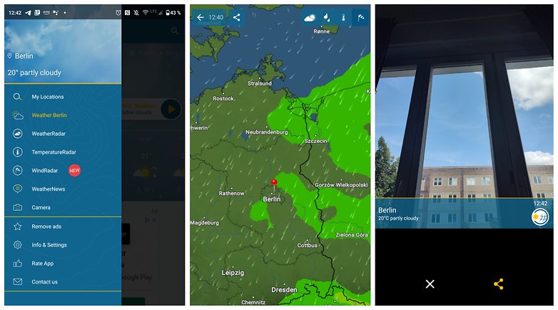 WetterOnline Počasí Android NextPit