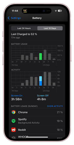 Les détails sur l'autonomie de l’iPhone 16 (Jour 3)