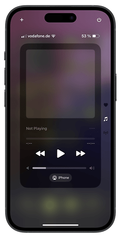 iPhone 16 Control Center (Page 2)