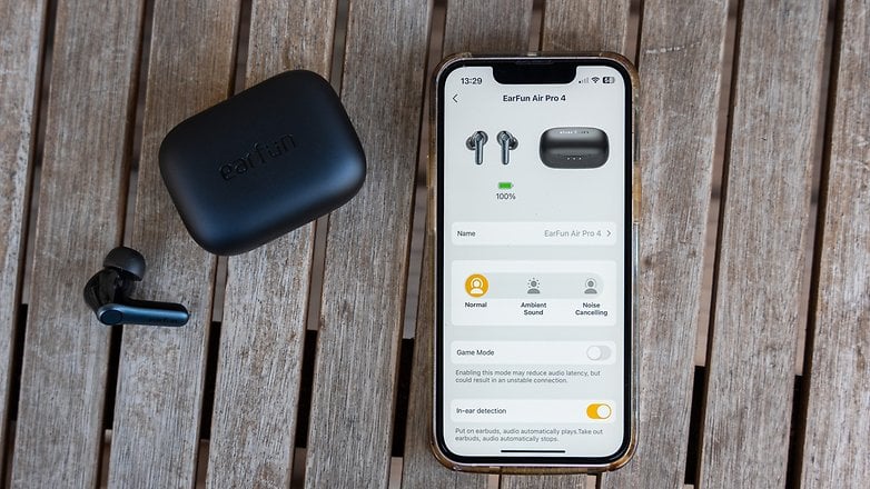 L'application compagnon des EarFun Air Pro 4
