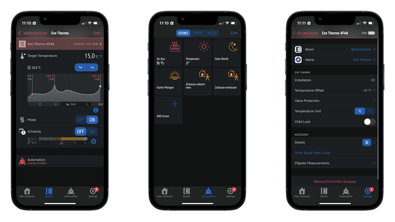 Eve Thermo App Screenshot