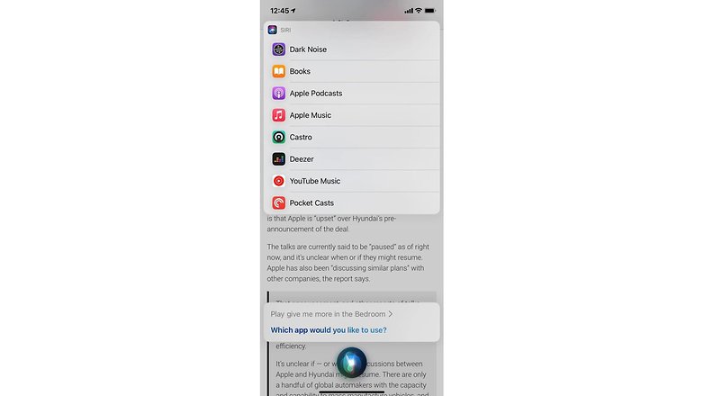 iOS Screenshot Siri