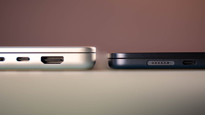Le comparatif des tailles des MacBook Air M3 et MacBook Pro