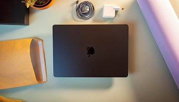 The M3 MacBook Air looks pretty in matte black.