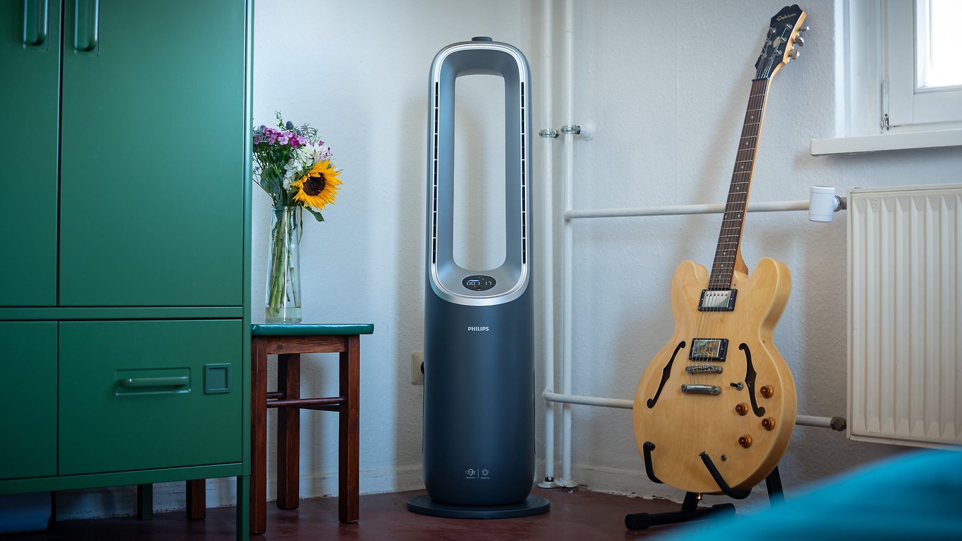 Reinigt nicht nur, sondern heizt auch: Philips Air Performer AMF870 im Test