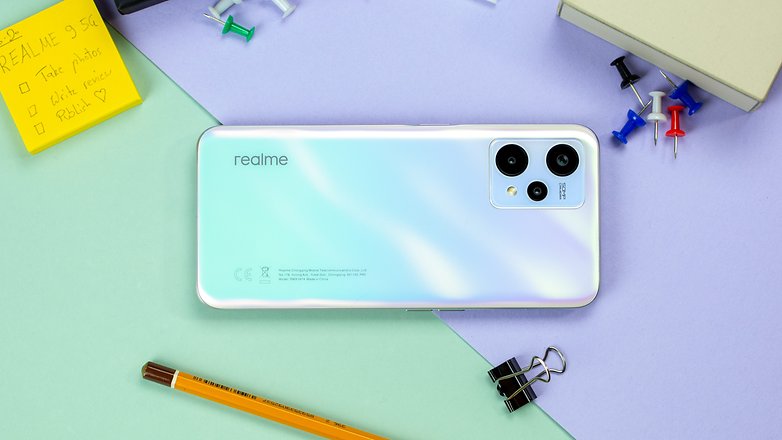 Rückseite des Realme 9 5G.