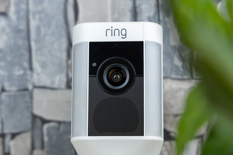 Ring spotligh camera up front